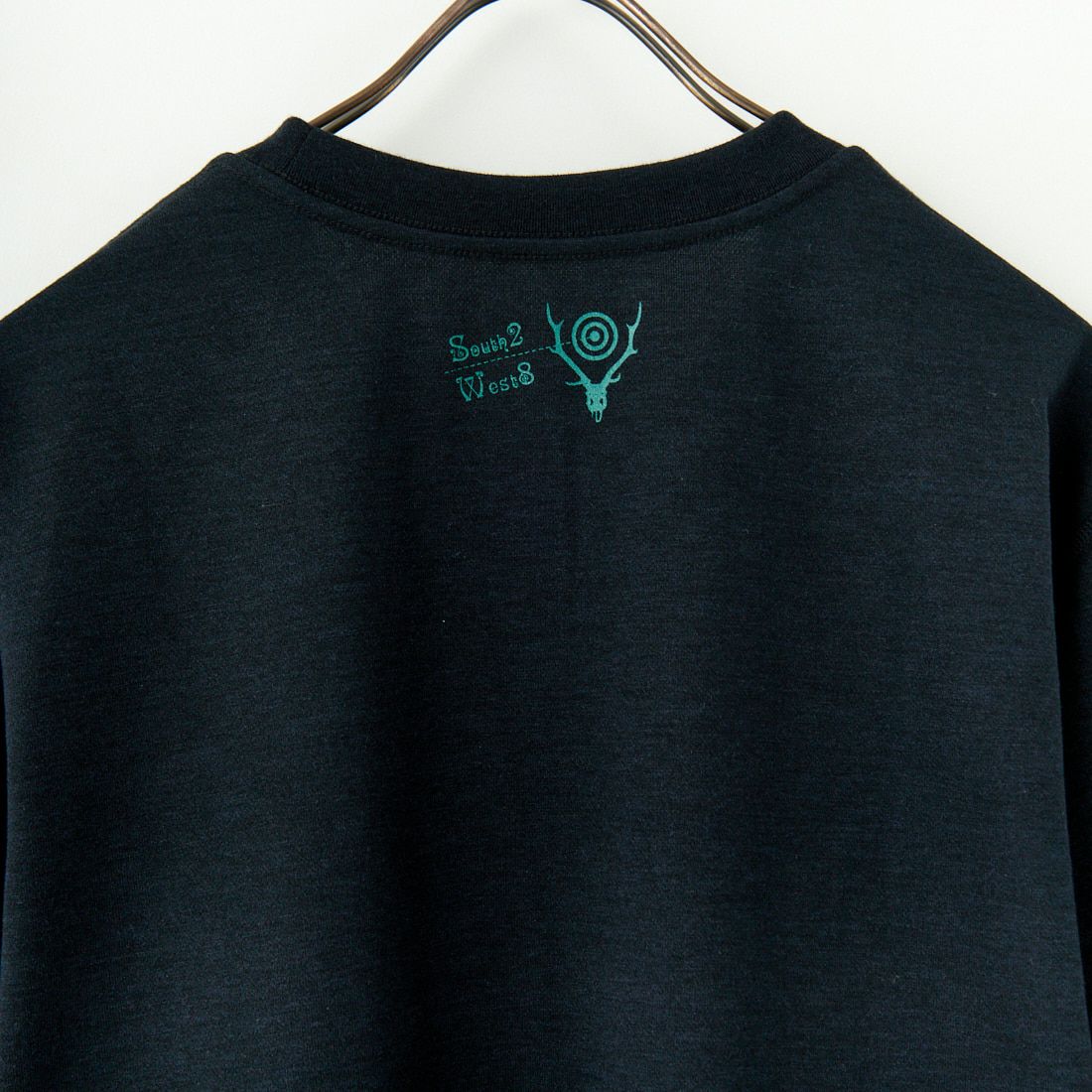 South2West8 [サウスツーウエストエイト] ショートスリーブクルーネックTシャツ [QV670] B BLACK