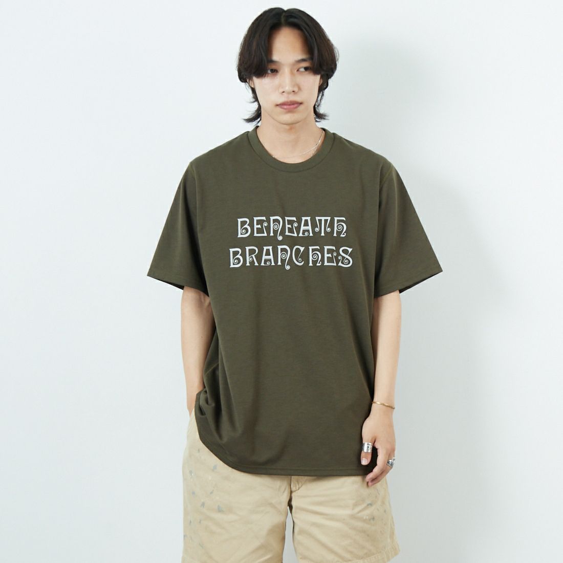 A OLIVE&&モデル身長：179cm 着用サイズ：L&&