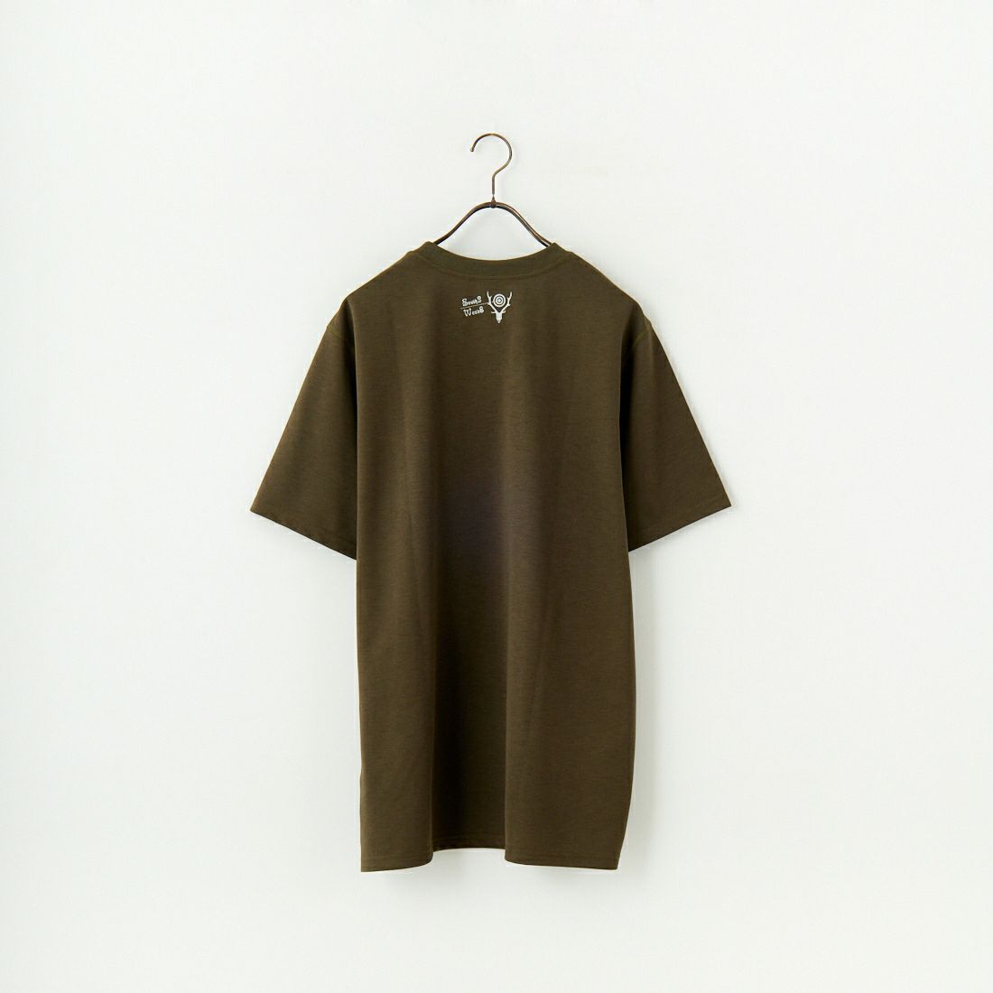 South2West8 [サウスツーウエストエイト] ショートスリーブクルーネックTシャツ [QV671] A OLIVE