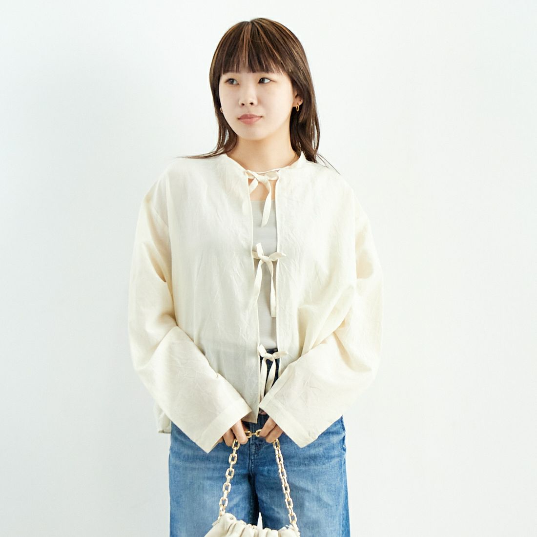 CREAM&&モデル身長：167cm 着用サイズ：F&&