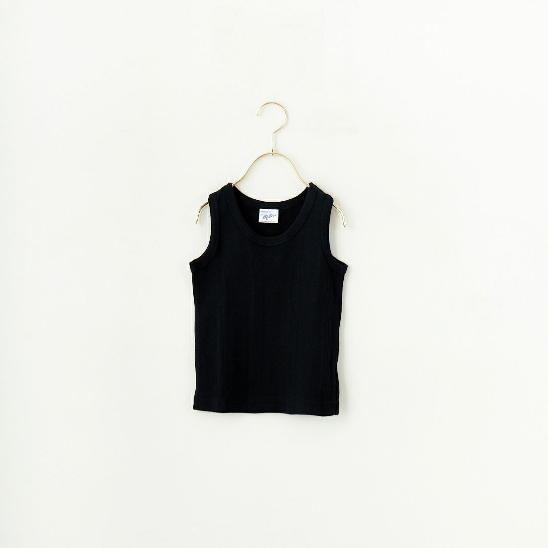 Robert P.Miller [ロバートピーミラー] パネルリブタンクトップ 2ピース [RM234-3001] IVORY BLAC