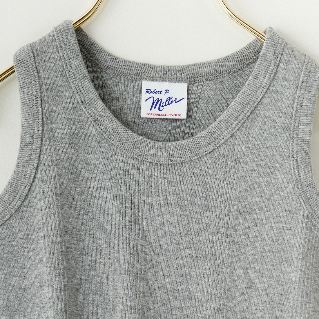 Robert P.Miller [ロバートピーミラー] パネルリブタンクトップ 2ピース [RM234-3001] M.GRAY CLO