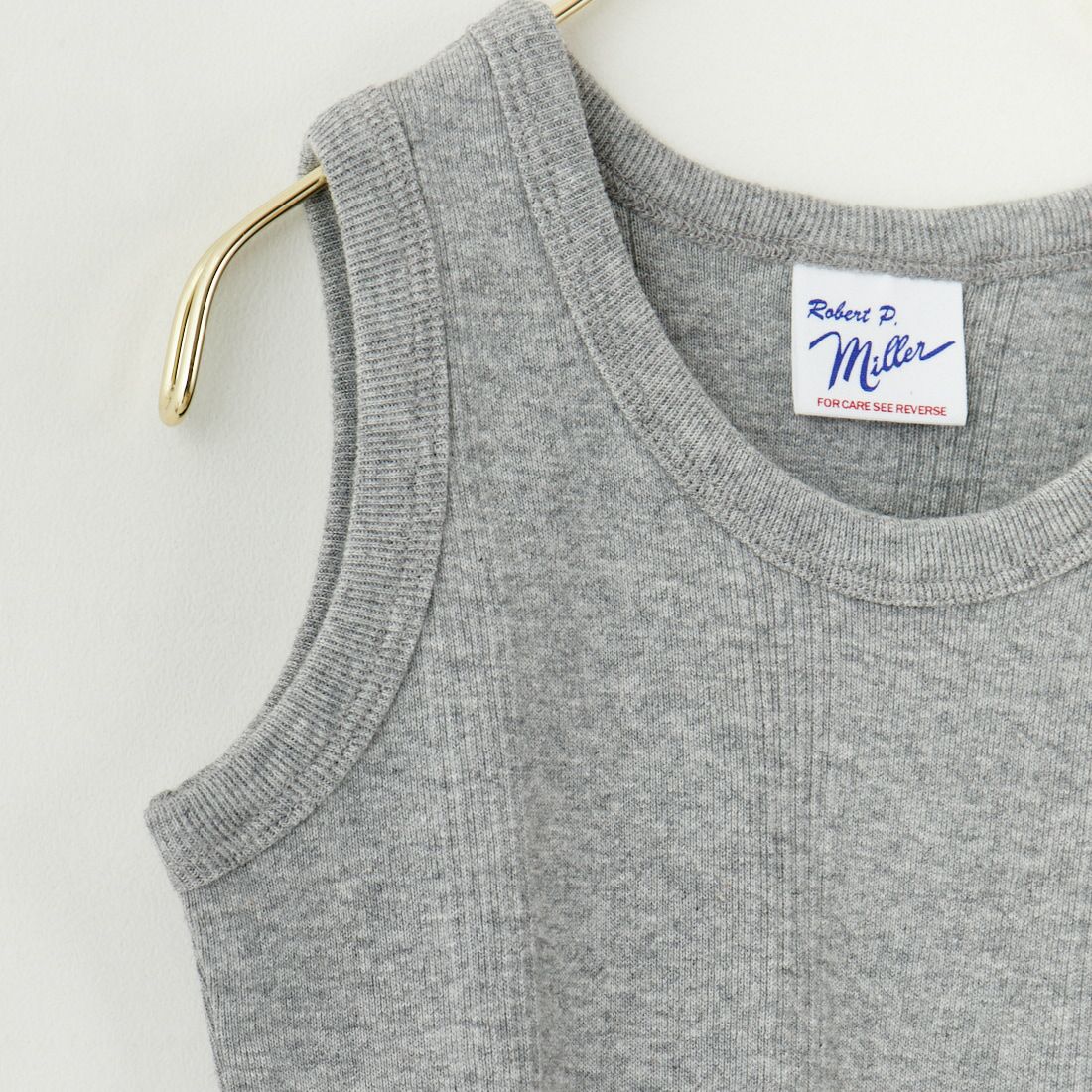 Robert P.Miller [ロバートピーミラー] パネルリブタンクトップ 2ピース [RM234-3001] M.GRAY CLO