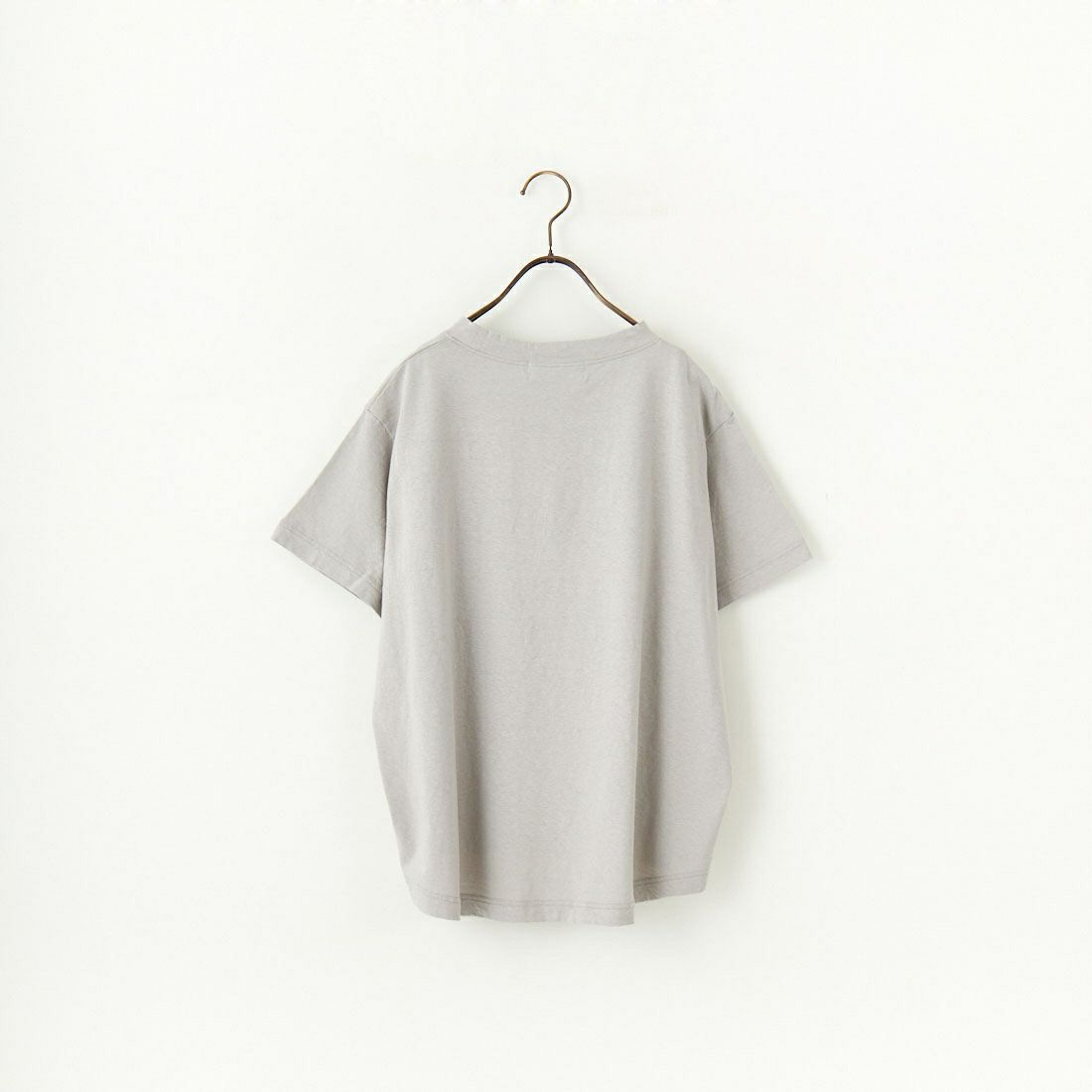 tumugu: [ツムグ] ラフィ天竺プリントTシャツ [TC25103] 80 L.GRAY