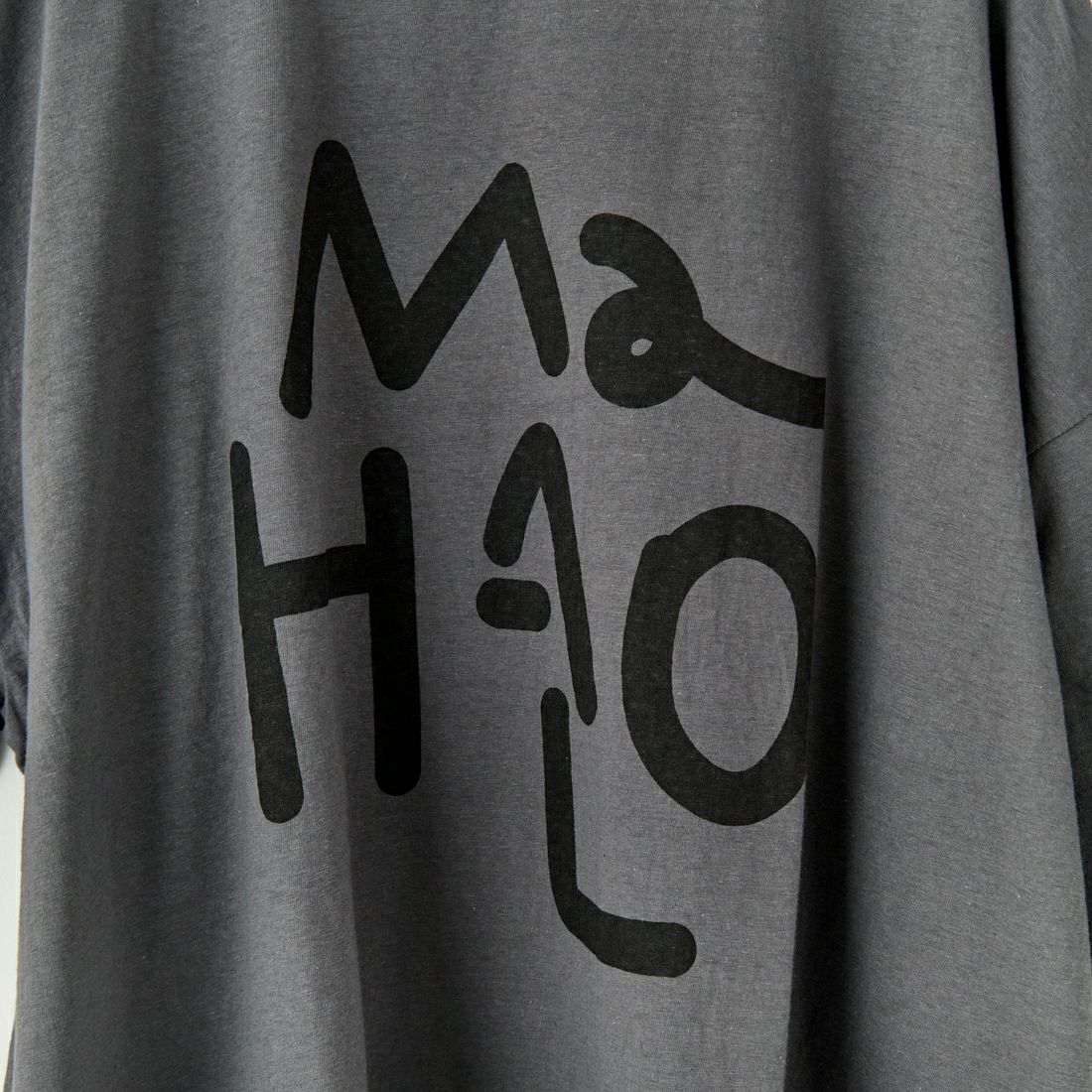 tumugu: [ツムグ] ラフィ天竺プリントTシャツ [TC25104] 88 CHARCOA
