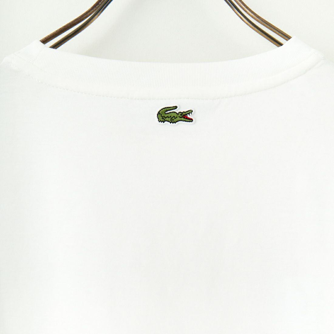 LACOSTE [ラコステ] ワイドクロップドTシャツ [TF2523] 70V WHITE