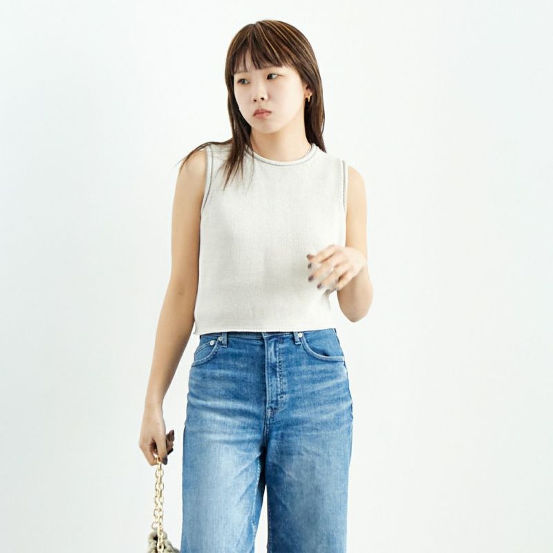 Dignite collier ディニテ コリエ 80990210 裾切り替え 長袖