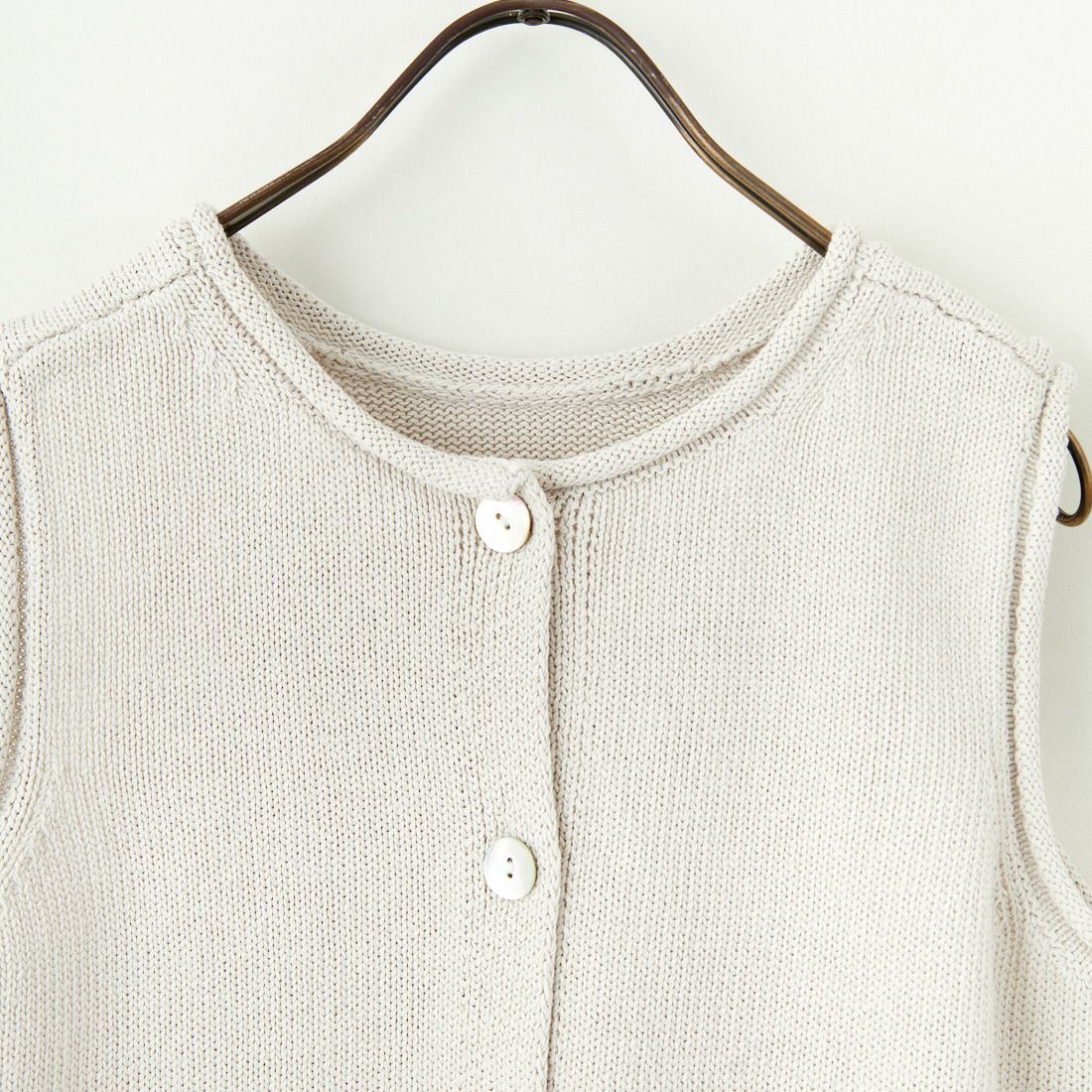 WALANCE [ワランス] ペーパーニット2WAYトップス [3251-004] 09 G.IVORY