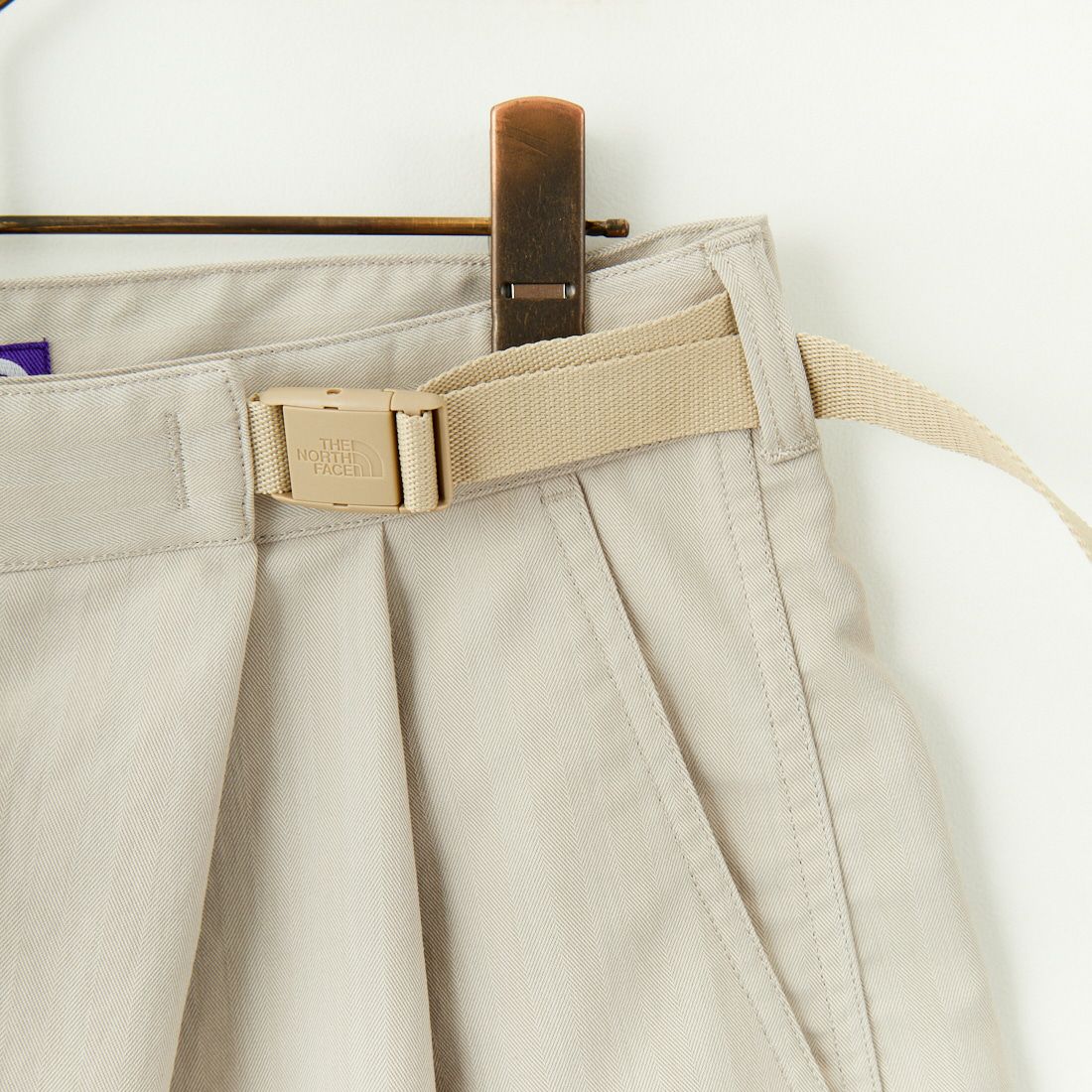 THE NORTH FACE PURPLE LABEL [ザ ノースフェイス パープルレーベル] ヘリンボーンフィールドラップパンツ [N25SC036] LB L BEIG