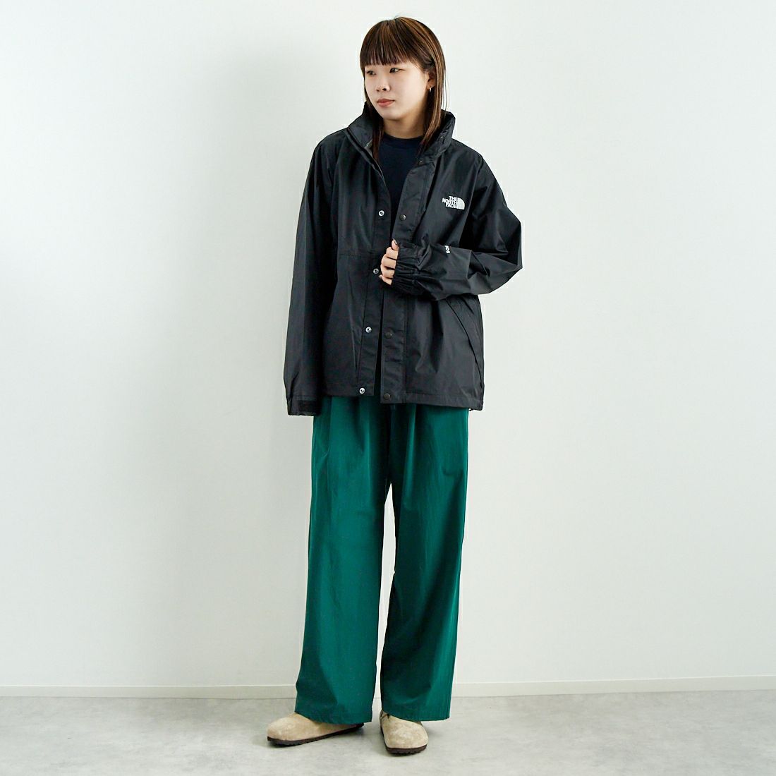 THE NORTH FACE [ザ ノースフェイス] トレニアンジャケット [NP12552] K &&モデル身長：167cm 着用サイズ：S&&