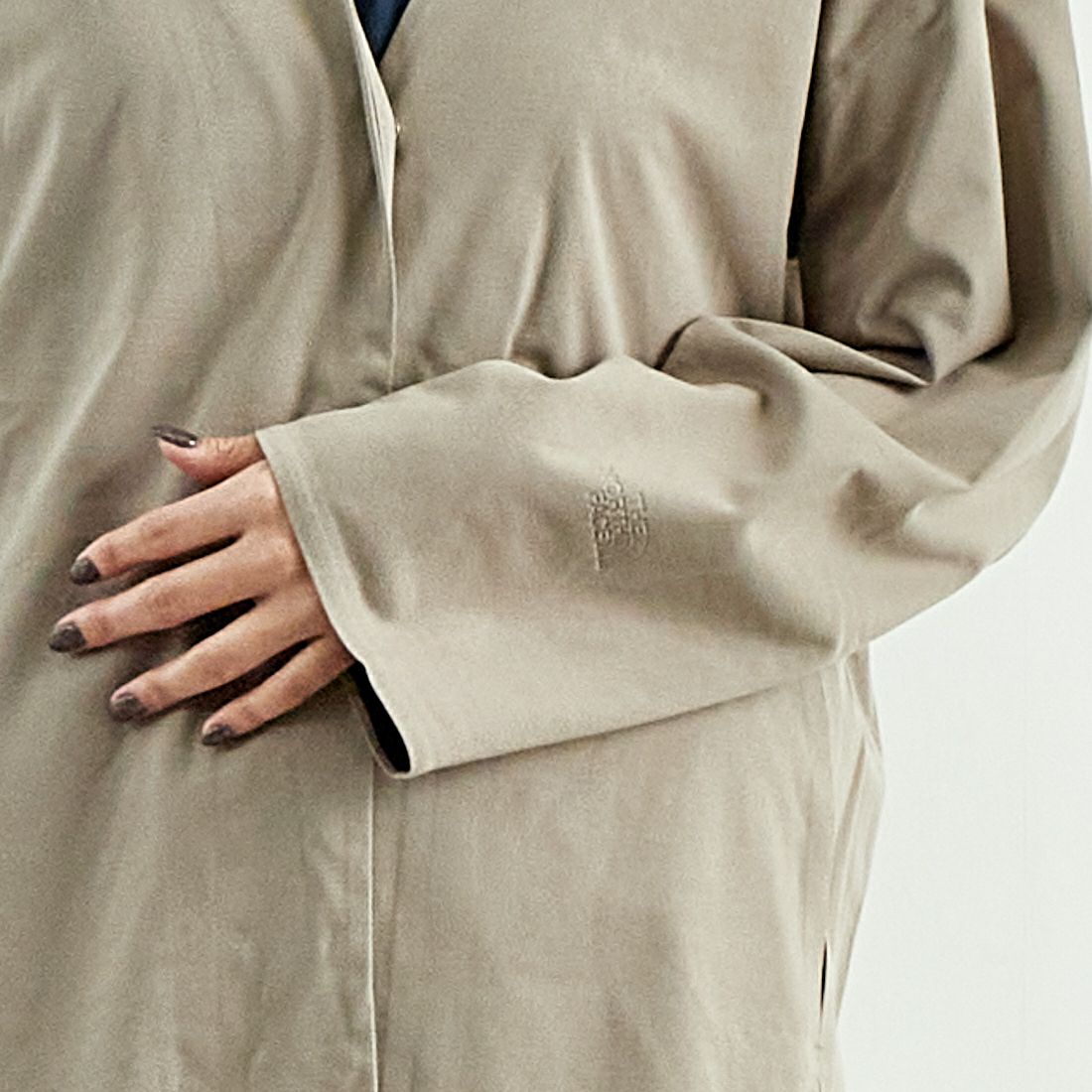 THE NORTH FACE [ザ ノースフェイス] テックラウンジカーディガン [NTW12560] FR &&モデル身長：167cm 着用サイズ：L&&