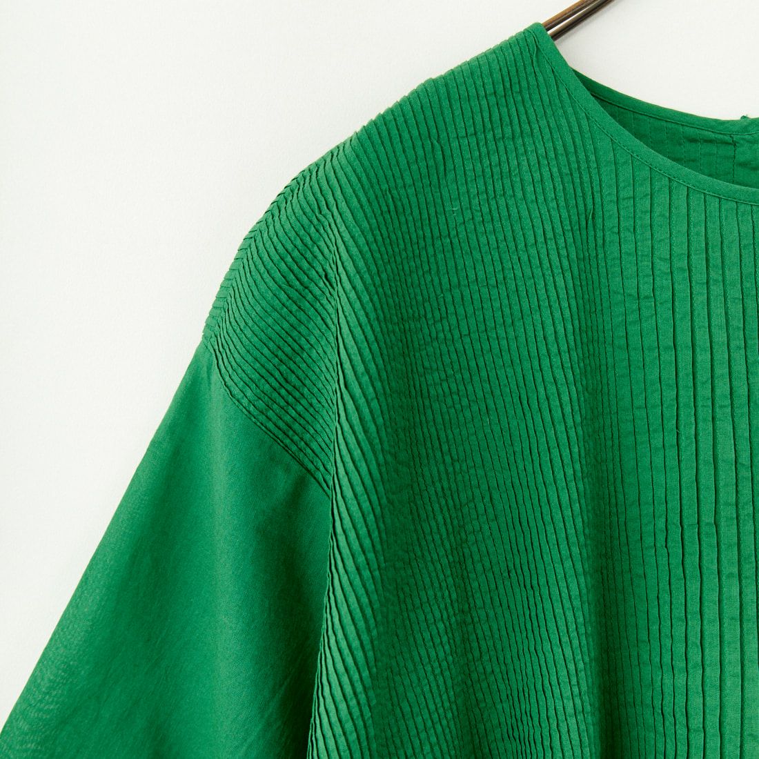 maison de soil [メゾンドソイル] オーガニックボイルプレイン ショートスリーブワンピース [NMDS25223] 4600 GREEN