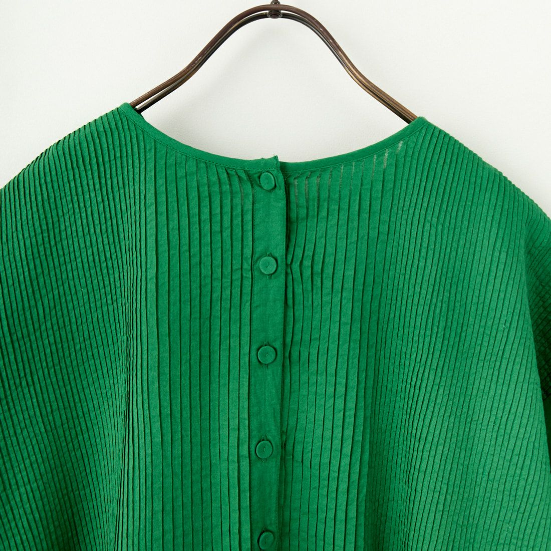 maison de soil [メゾンドソイル] オーガニックボイルプレイン ショートスリーブワンピース [NMDS25223] 4600 GREEN