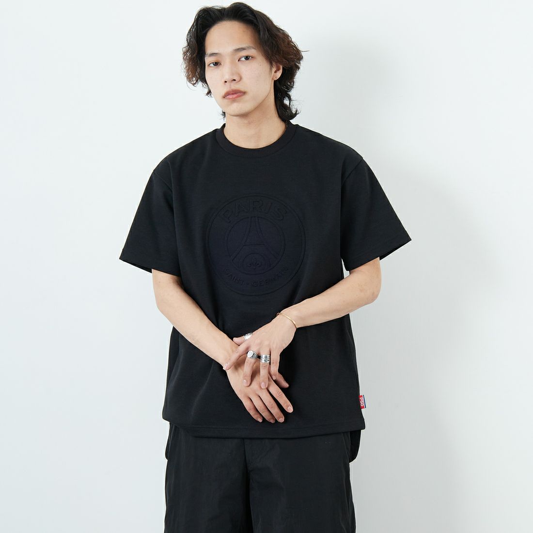 BLACK&&モデル身長：179cm 着用サイズ：XL&&