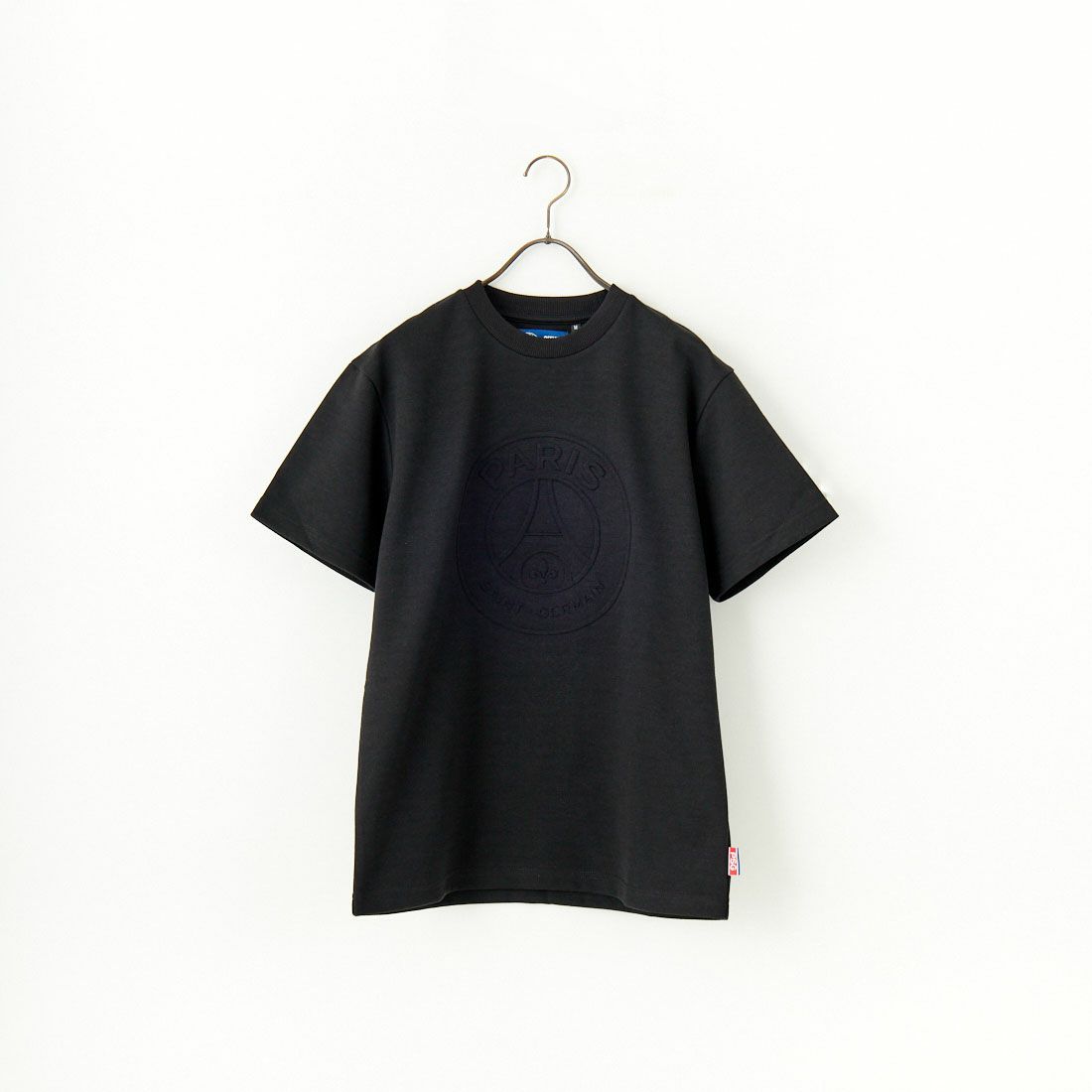 PARIS SAINT-GERMAN [パリ・サンジェルマン] PSGエンボスロゴ ショートスリーブTシャツ [PS0525SS0001] BLACK