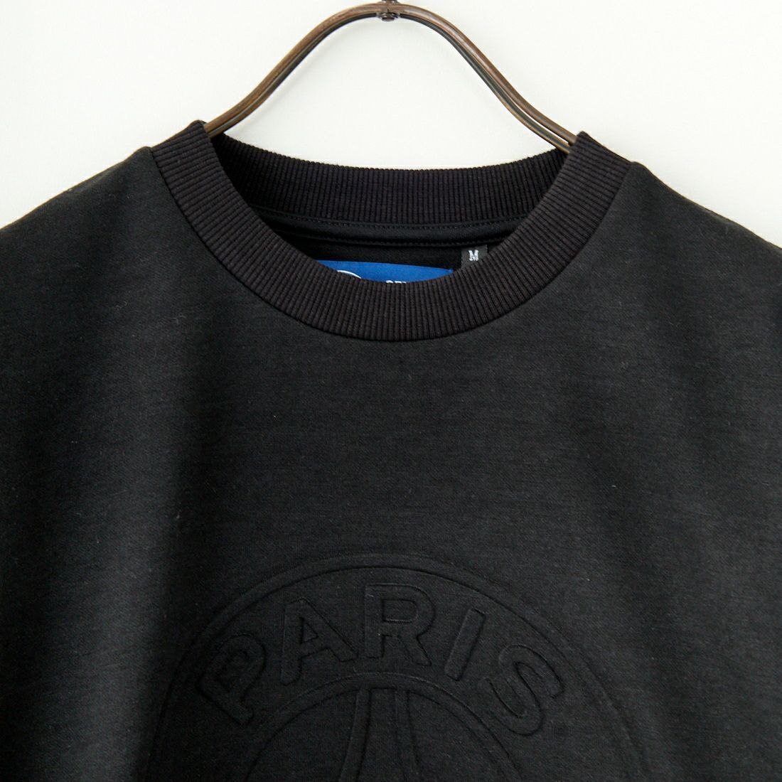 PARIS SAINT-GERMAN [パリ・サンジェルマン] PSGエンボスロゴ ショートスリーブTシャツ [PS0525SS0001] BLACK