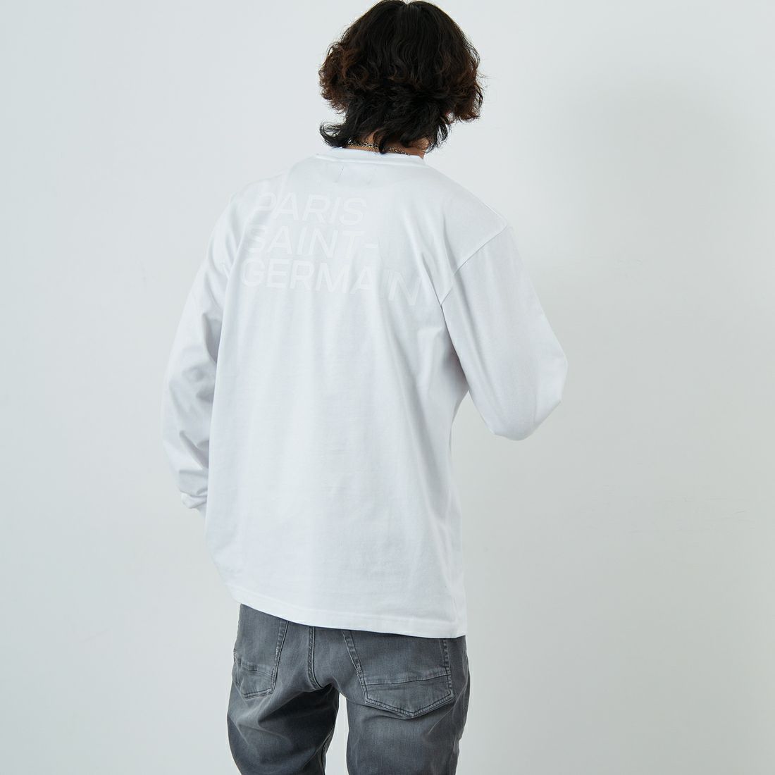 WHITE&&モデル身長：179cm 着用サイズ：L&&