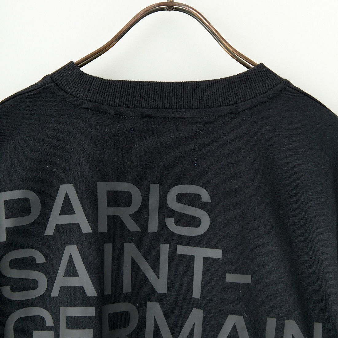 PARIS SAINT-GERMAN [パリ・サンジェルマン] PSGロゴデザイン バックプリントTシャツ [PS0325SS0002] BLACK