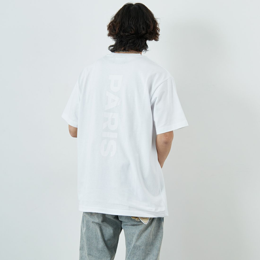 WHITE&&モデル身長：179cm 着用サイズ：XL&&