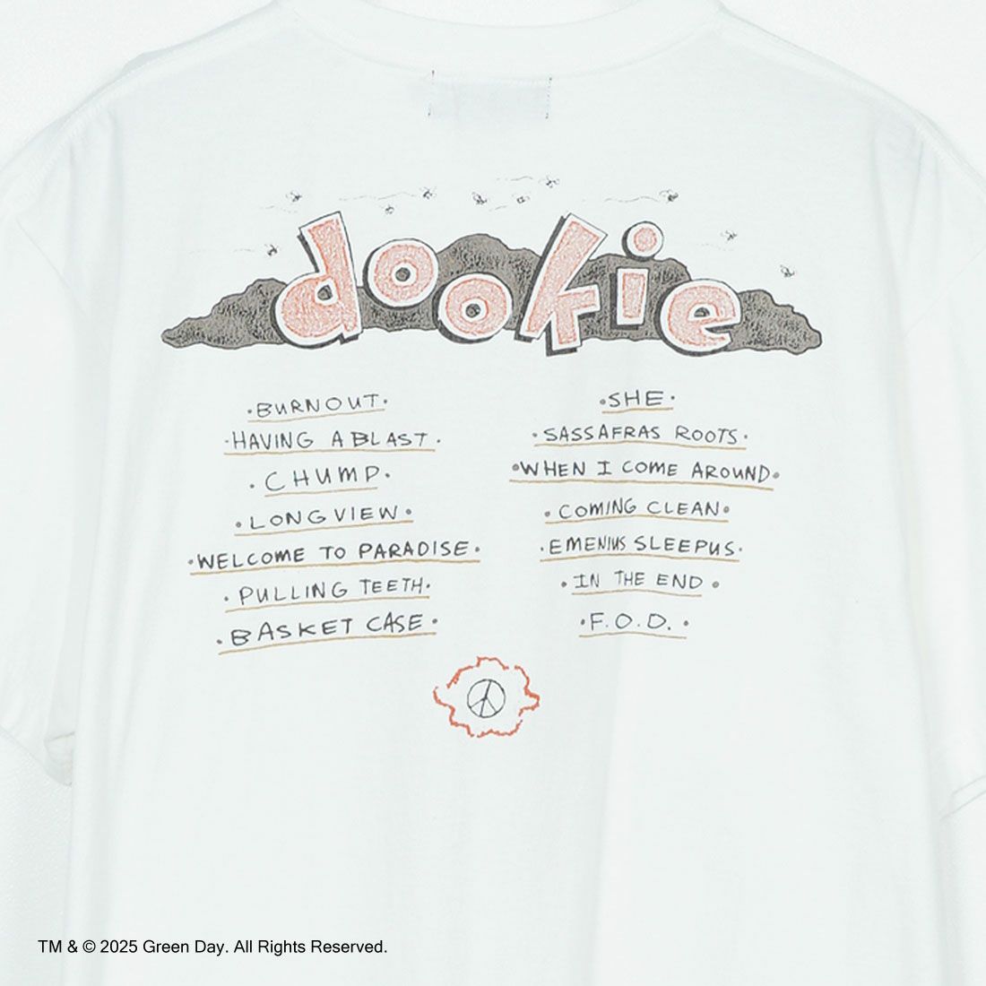 GOOD ROCK SPEED [グッドロックスピード] DOOKIE/Tシャツ [25GRD002W] WHITE