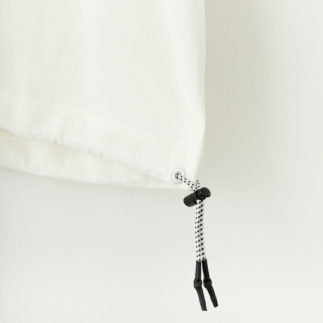 JEANSFACTORY × NANGA [ジーンズファクトリー × ナンガ] 別注 バックプリント ドローコードTシャツ [NW25SS-JF6] WHITE