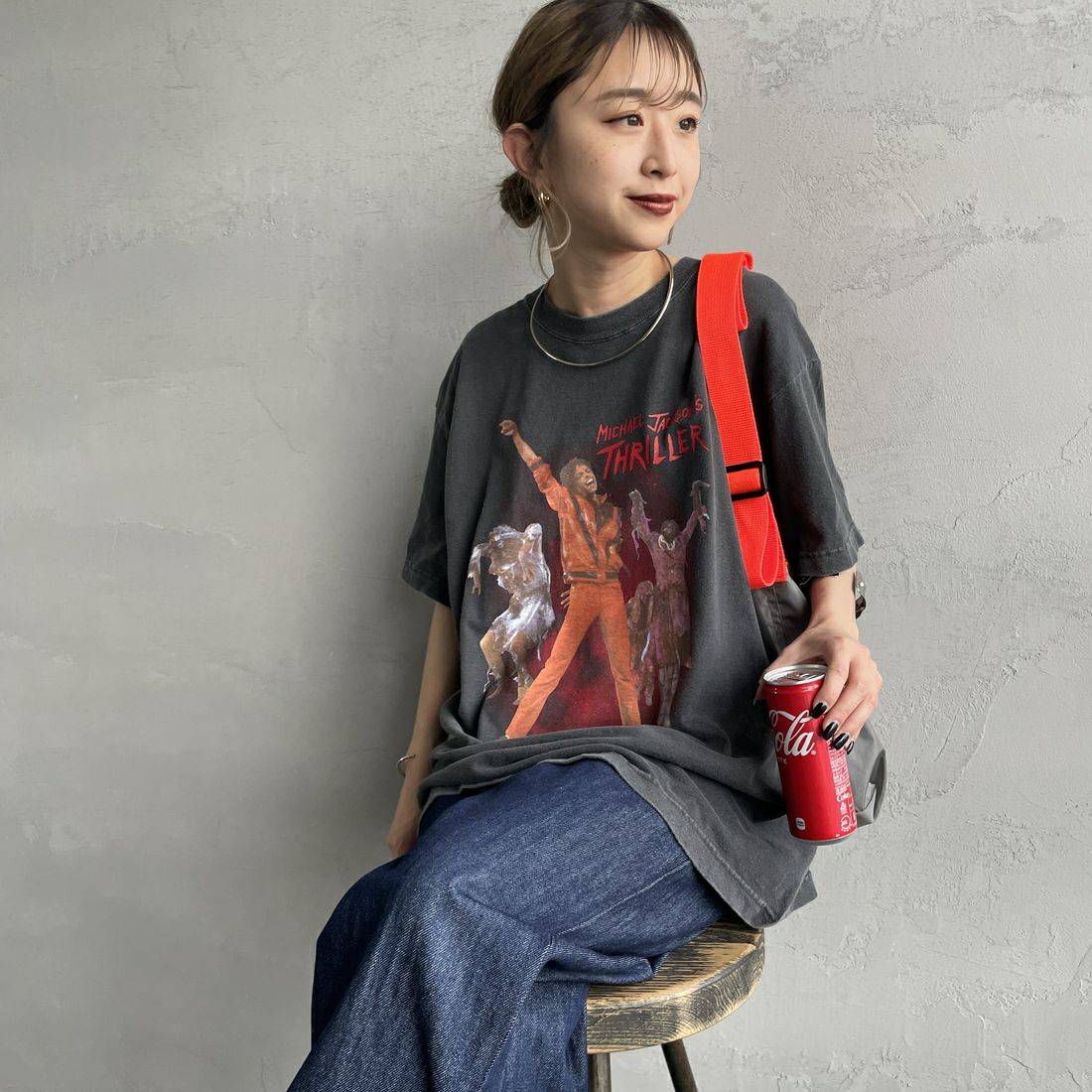 BTS ビッグTシャツ＆バッグ＋usedジーンズ BTS ビッグTシャツ＆バッグ＋usedジーンズ バーゲン ポケット