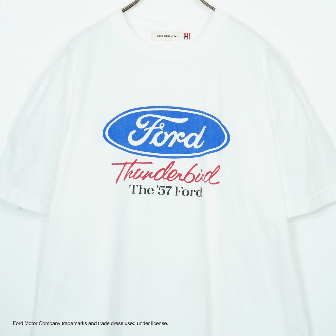 GOOD ROCK SPEED [グッドロックスピード] サンダーバード ロゴTシャツ [25FOD004W] WHITE