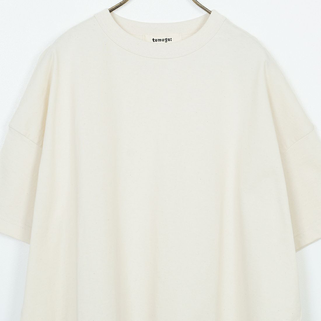 tumugu: [ツムグ] オーガニック空紡天竺 半袖Tシャツ [TC24111-WA] 06 KINARI