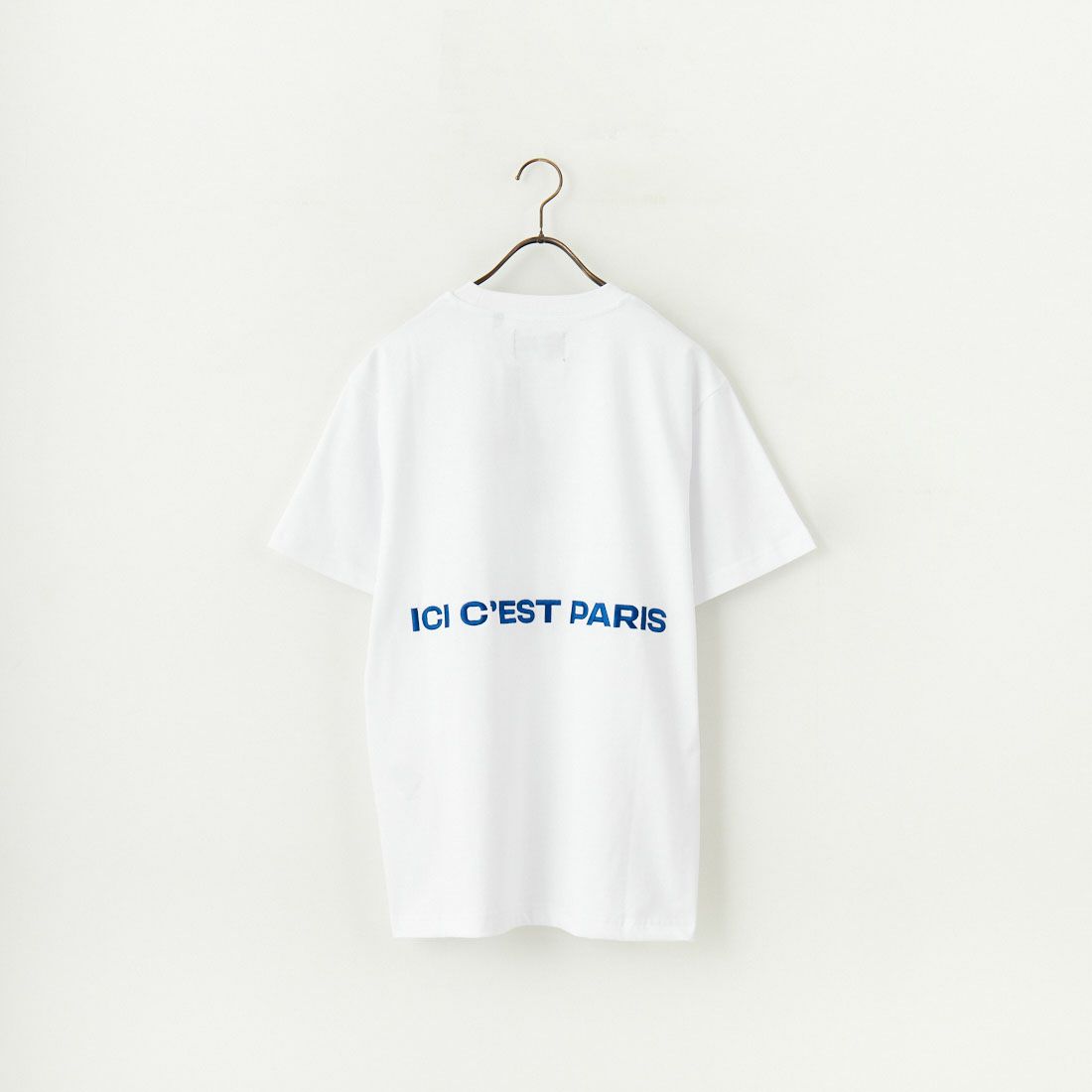 PARIS SAINT-GERMAN [パリ・サンジェルマン] サークルロゴ刺繍 ショートスリーブTシャツ [PS0125SS0002] WHITE