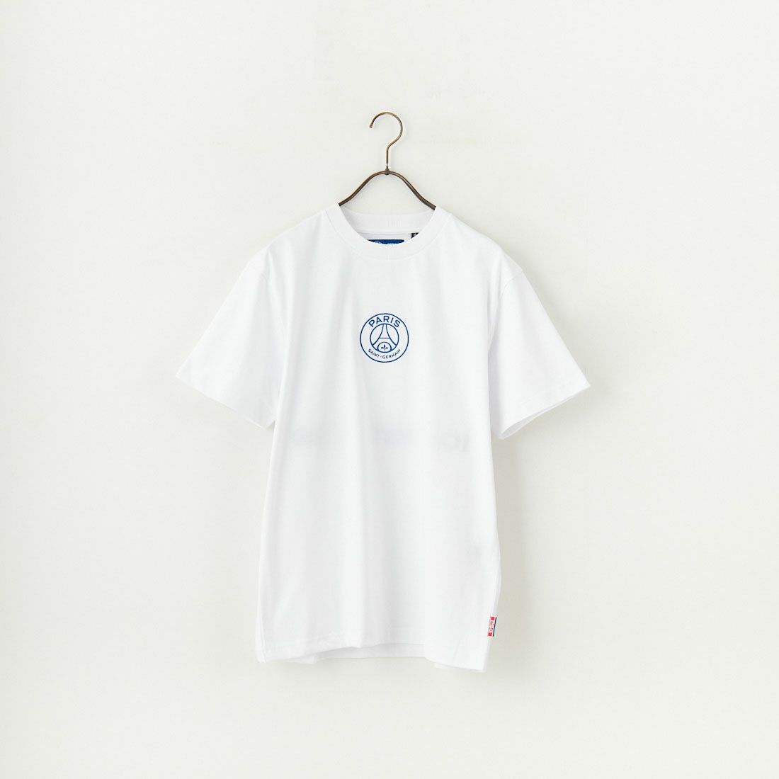 PARIS SAINT-GERMAN [パリ・サンジェルマン] サークルロゴ刺繍 ショートスリーブTシャツ [PS0125SS0002] WHITE