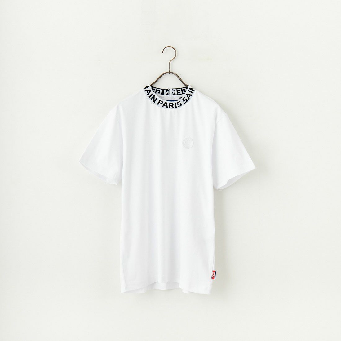PARIS SAINT-GERMAN [パリ・サンジェルマン] ネックロゴデザイン ショートスリーブTシャツ [PS0125SS0003] WHITE