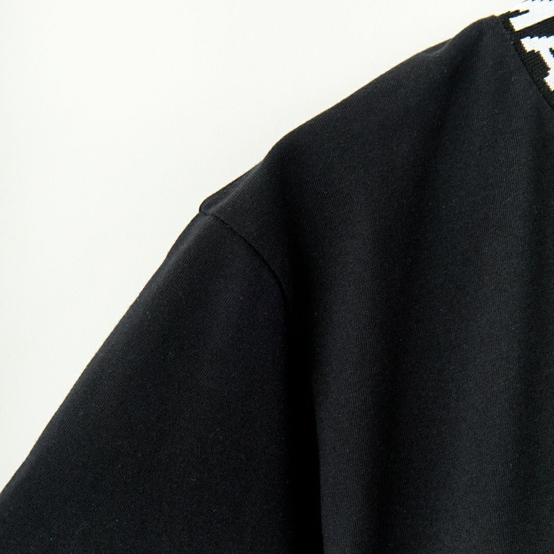PARIS SAINT-GERMAN [パリ・サンジェルマン] ネックロゴデザイン ショートスリーブTシャツ [PS0125SS0003] BLACK