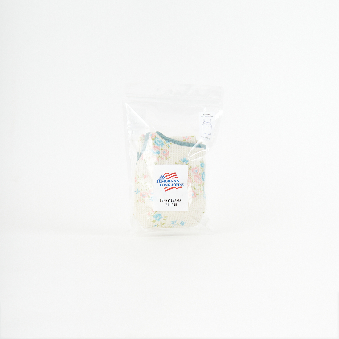 JE MORGAN [ジェイイーモーガン] 別注 TCワッフルカップ付きキャミソール [JF786-29S-JF] NAT/FANCY