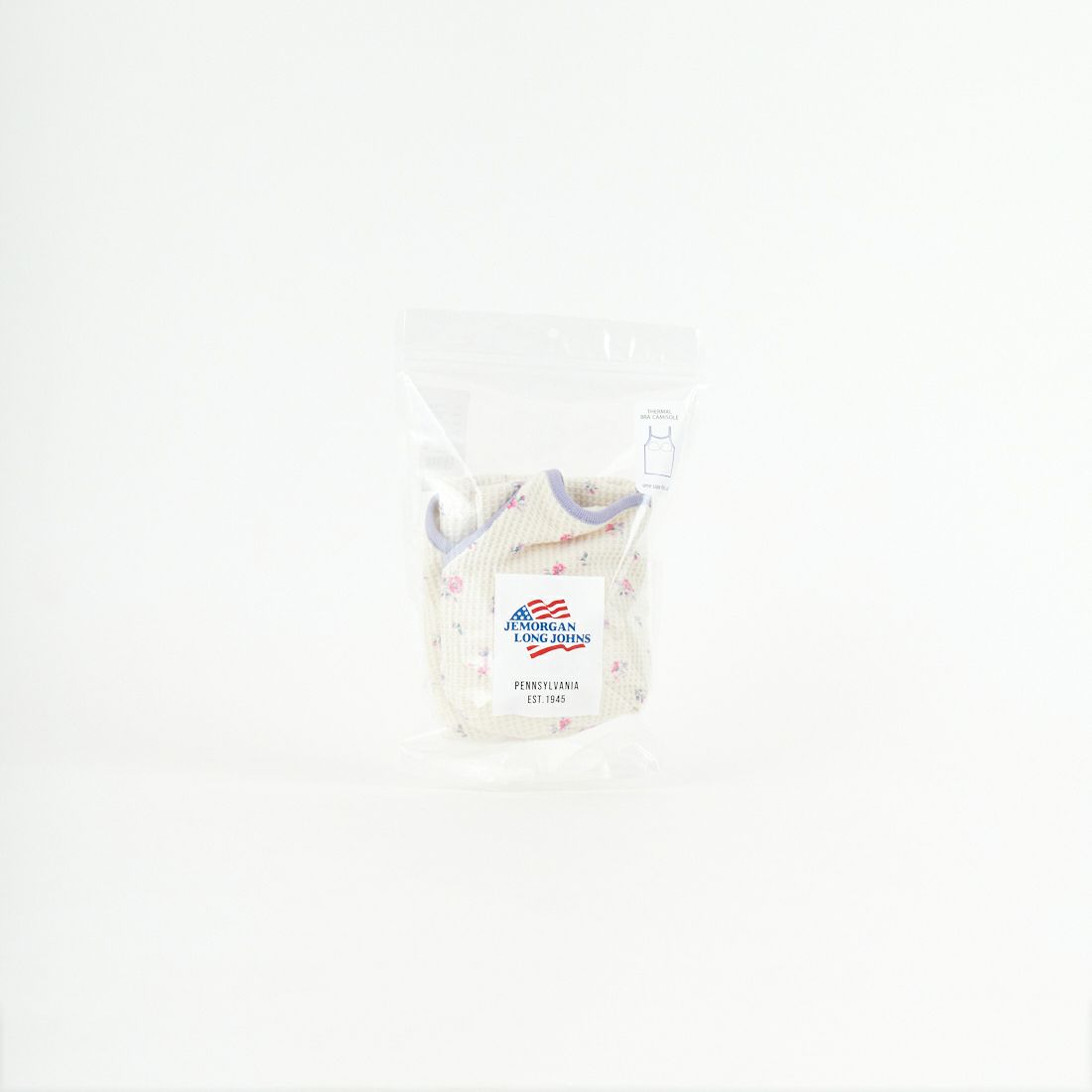 JE MORGAN [ジェイイーモーガン] 別注 TCワッフルカップ付きキャミソール [JF786-29S-JF] NAT/PINK P