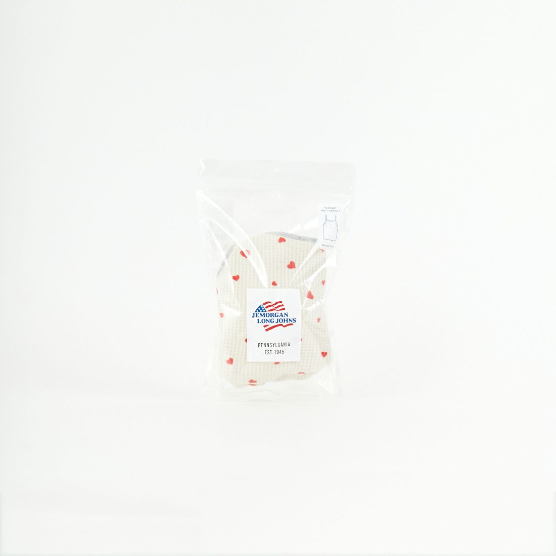 JE MORGAN [ジェイイーモーガン] 別注 TCワッフルカップ付きキャミソール [JF786-29S-JF] NAT/HEART