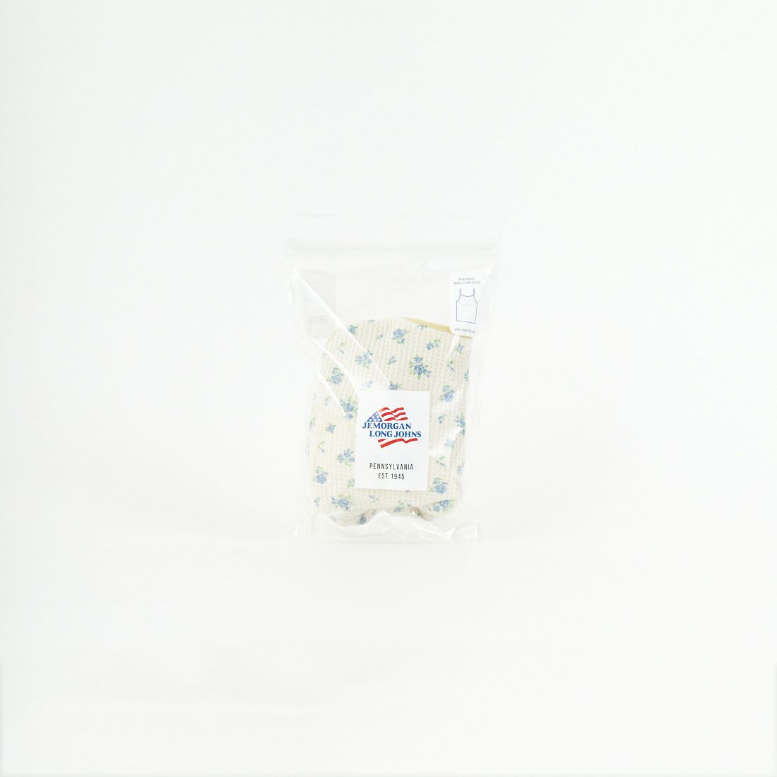 JE MORGAN [ジェイイーモーガン] 別注 TCワッフルカップ付きキャミソール [JF786-29S-JF] NAT/BLUE