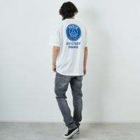 コットンTシャツ ロゴ ブラック ★ PSG(パリサンジェルマン) 楽天市場】パリサンジェルマン PSG Tシャツ ロゴ 半袖 パリ