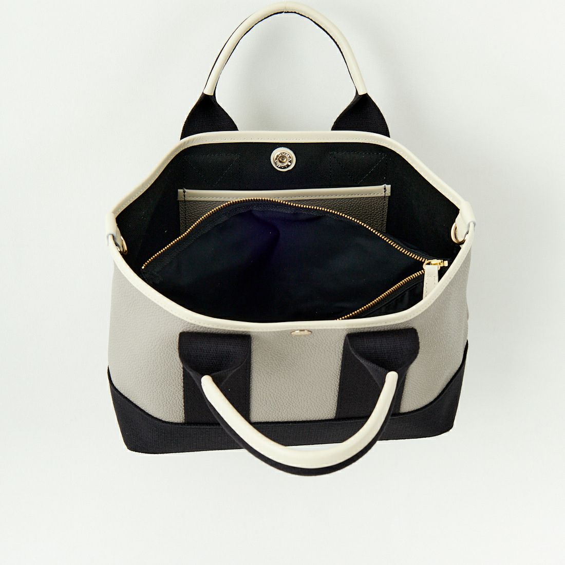 TREASURE TOPKAPI [トレジャートプカピ] スコッチグレイン スモールトートバッグ [503-08-0120200] 13 ｸﾞﾚｰｼﾞｭ