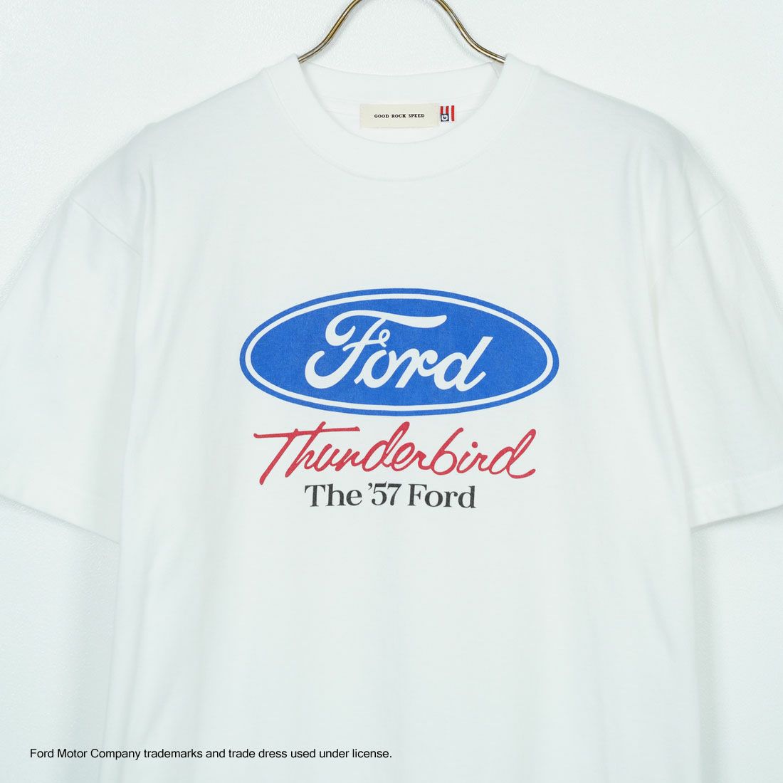 GOOD ROCK SPEED [グッドロックスピード] サンダーバードロゴ Tシャツ [25FOD004W] WHITE