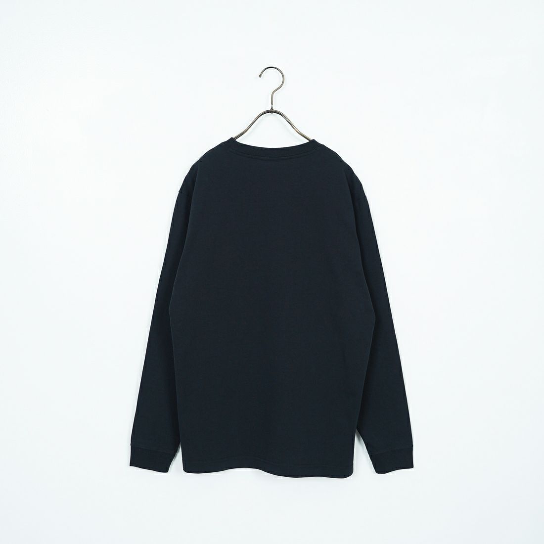 MAISON KITSUNE [メゾン キツネ] ボールド フォックスヘッド パッチ コンフォート ロングスリーブ Tシャツ [LM00109KJ0118] P199 BLACK