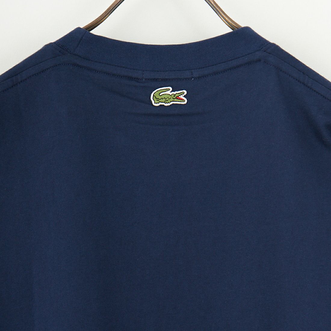 LACOSTE [ラコステ] スモールパリロゴクルーネックTシャツ [TH2739] 166 NAVY