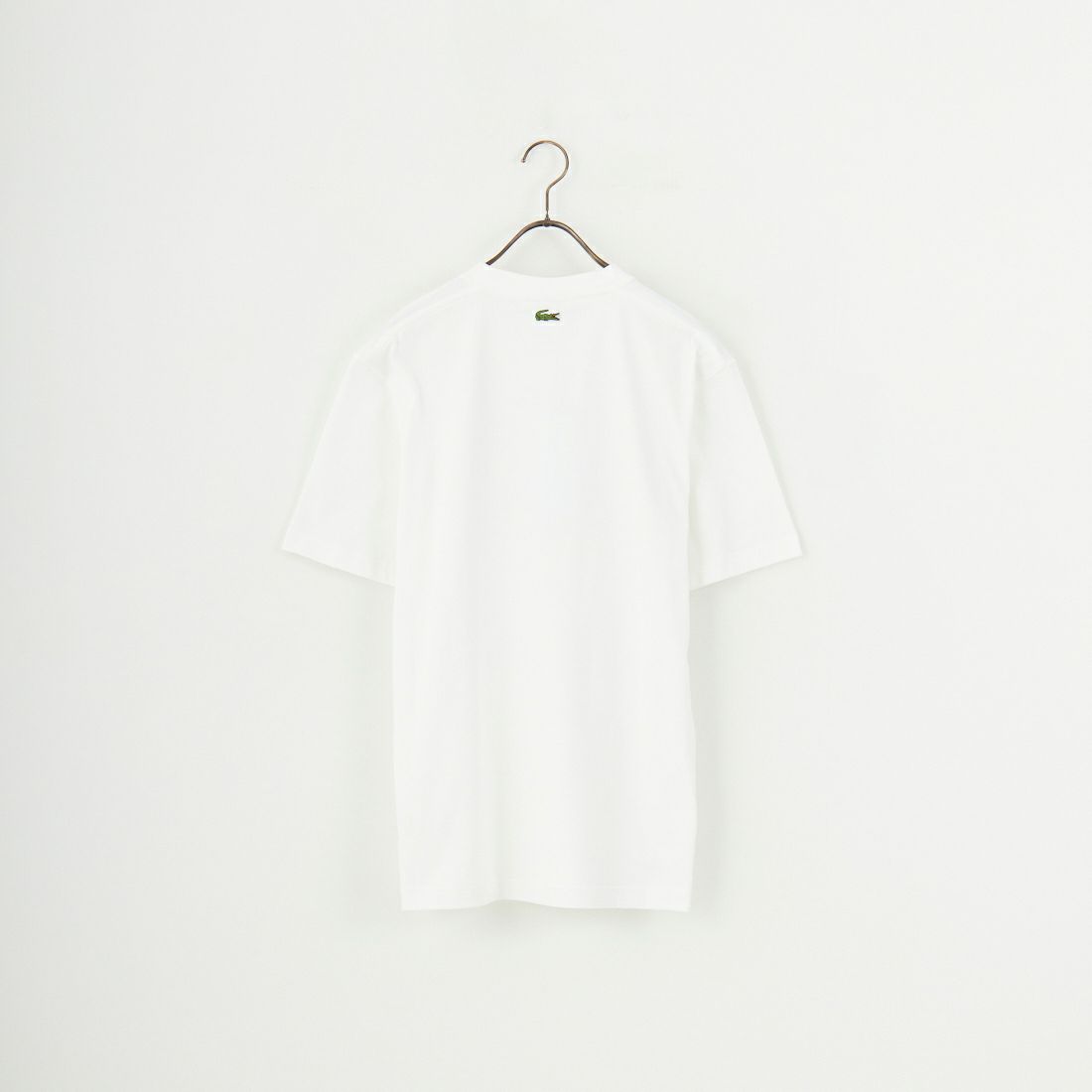 LACOSTE [ラコステ] アーチネームカレッジロゴTシャツ [TH2733] 70V FARINE