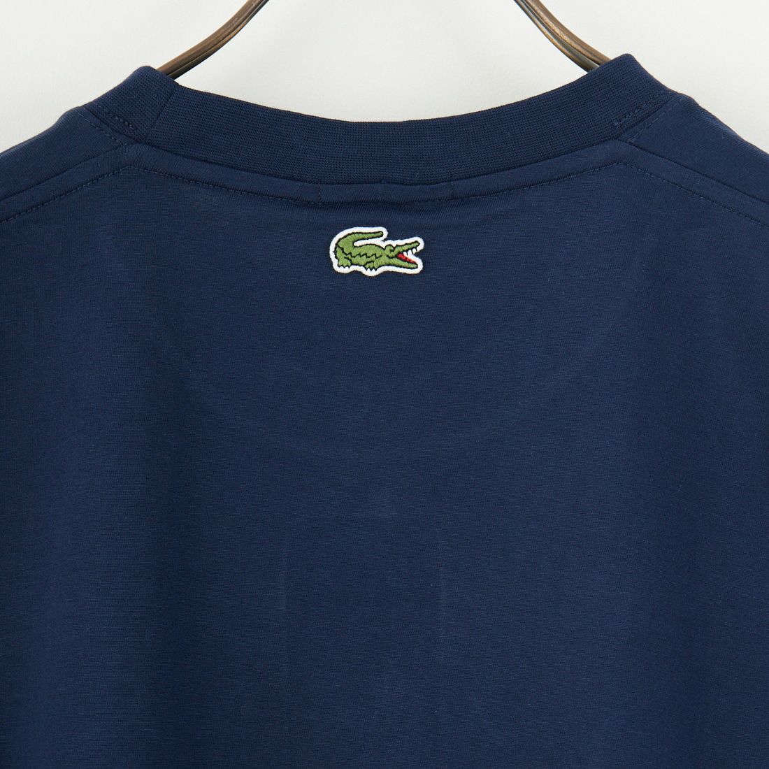 LACOSTE [ラコステ] アーチネームカレッジロゴTシャツ [TH2733] 166 NAVY