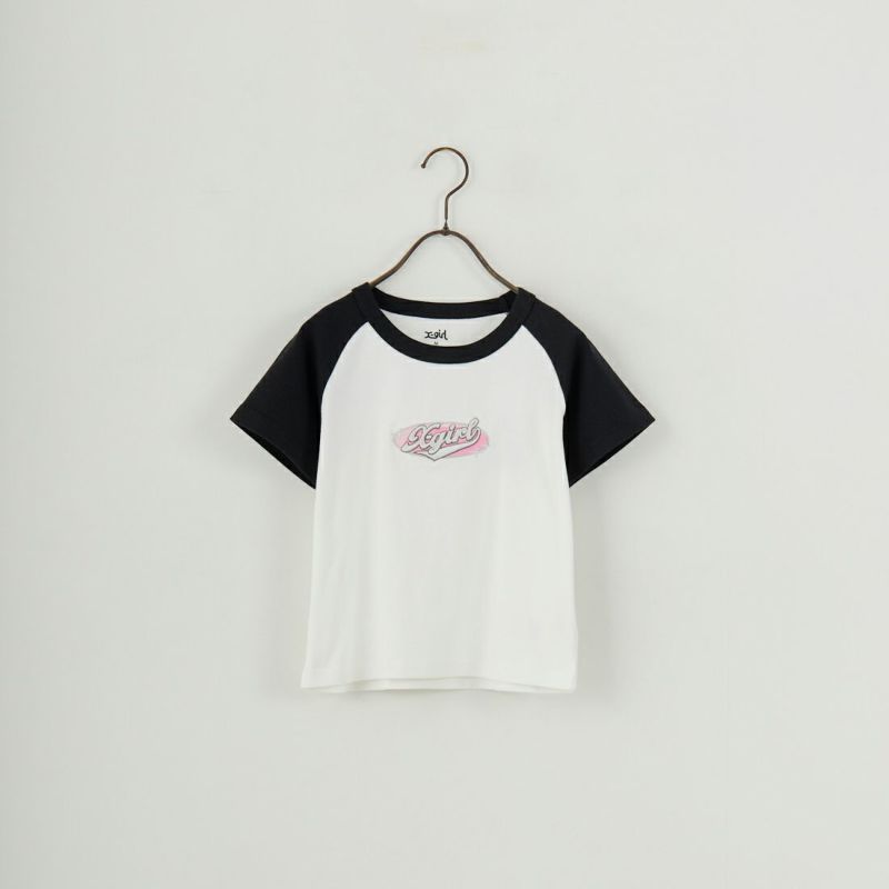 X-girl [エックスガール] ラインストーンロゴTシャツワンピース