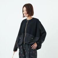 004 ﾌﾞﾗｯｸ&&モデル身長：160cm 着用サイズ：F&&