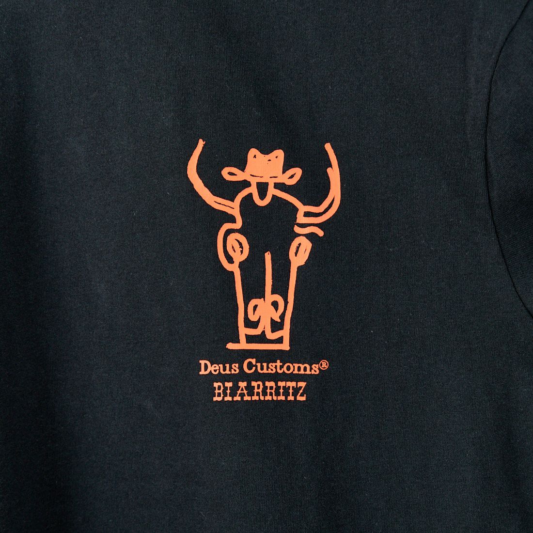 DEUS EX MACHINA [デウス エクス マキナ] SHOWDOWN ショートスリーブTシャツ [DMP251947D] BLACK