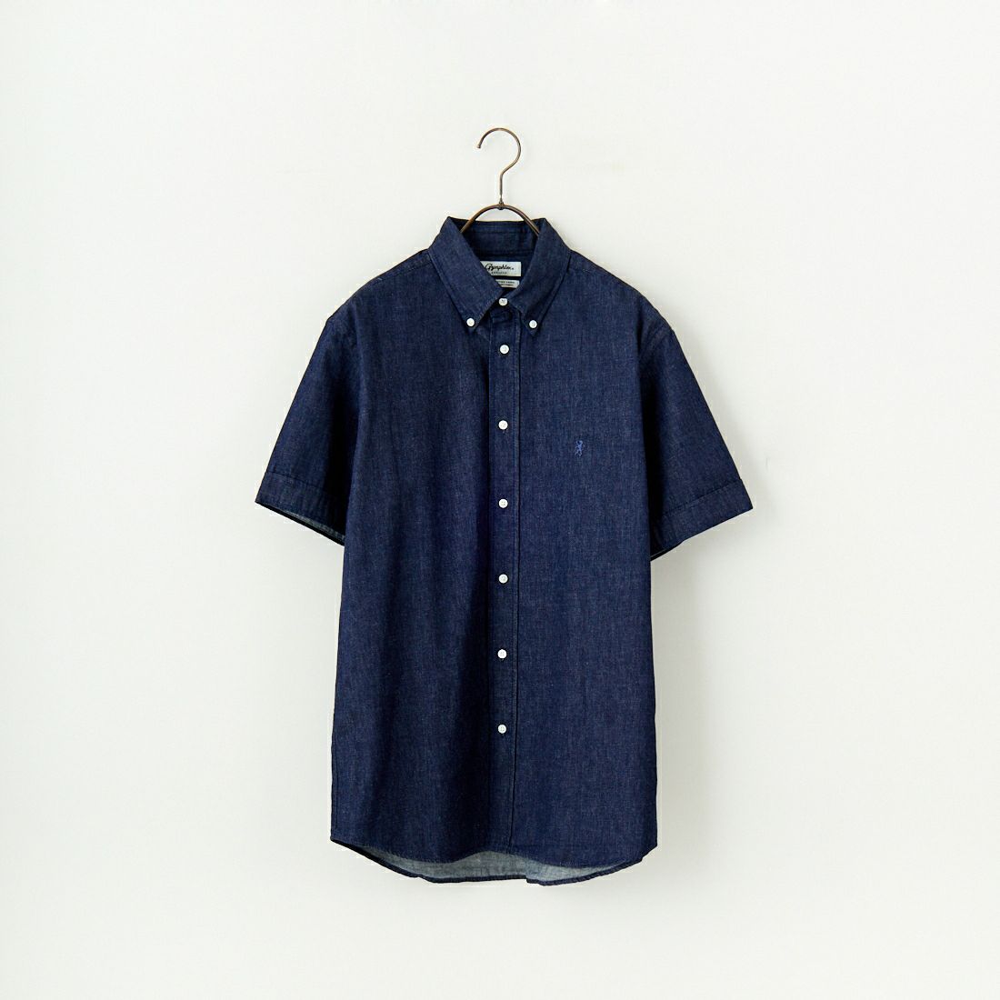 Gymphlex ショート ボタンダウン半袖シャツ Gymphlex | ショート ボタンダウン半袖シャツ SOLID WOMEN