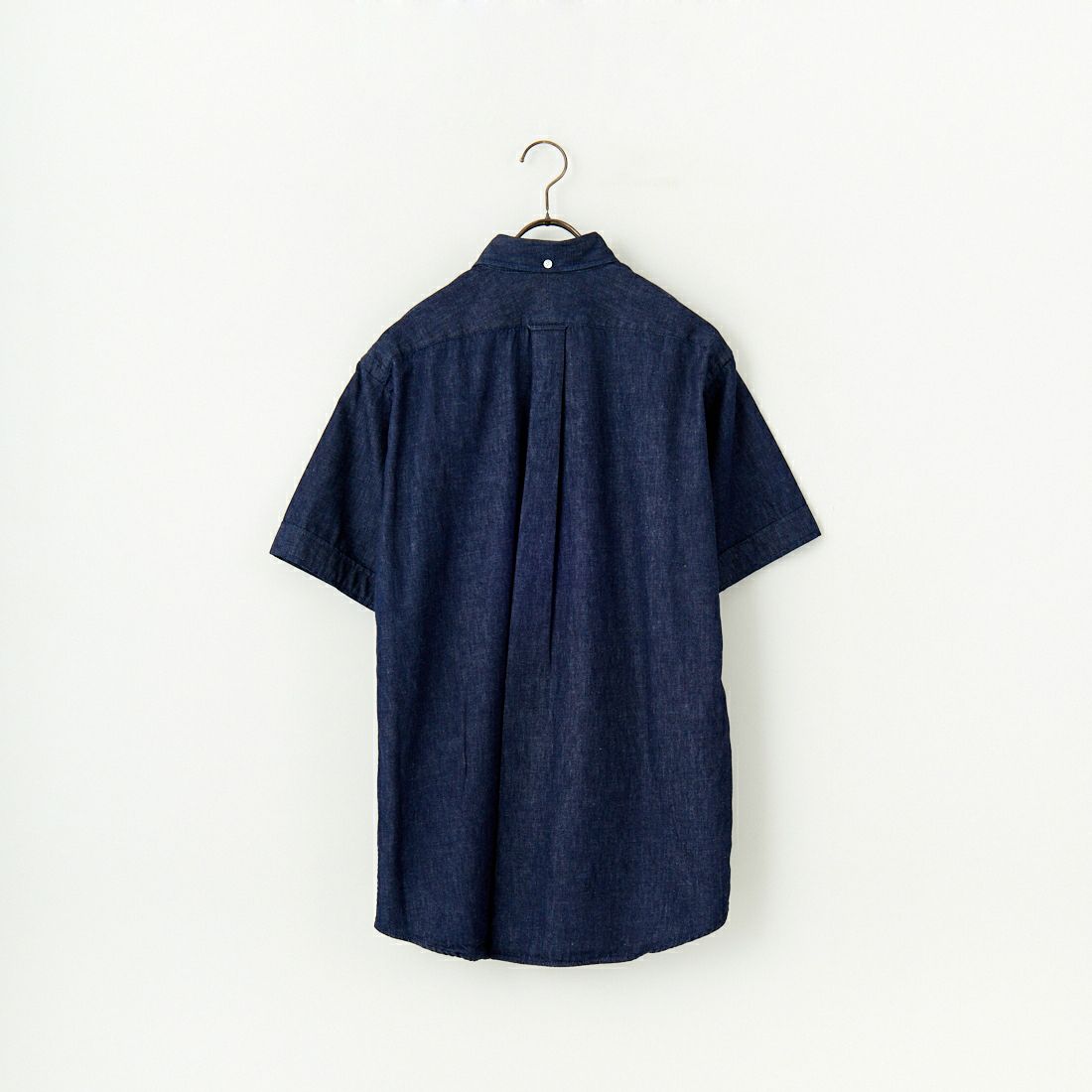 Gymphlex [ジフレックス] ショートスリーブ デニムボタンダウンシャツ [GY-B0244SDM] INDIGO BLU