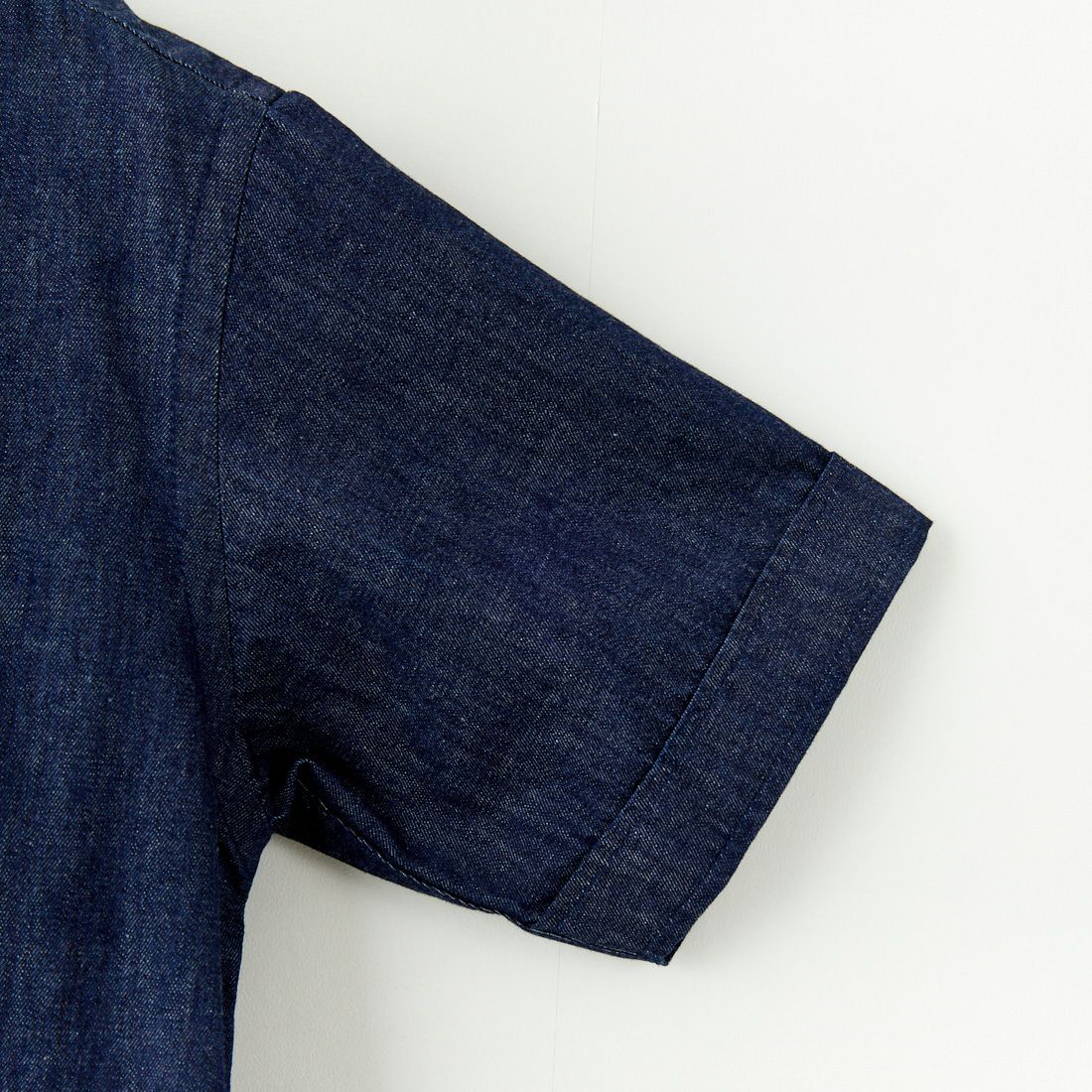 Gymphlex [ジフレックス] ショートスリーブ デニムボタンダウンシャツ [GY-B0244SDM] INDIGO BLU