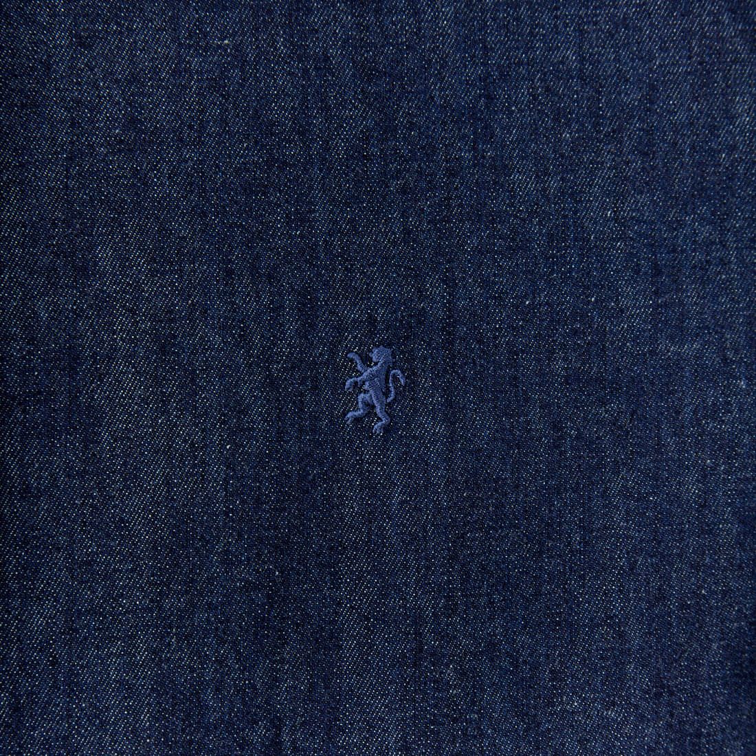 Gymphlex [ジフレックス] ショートスリーブ デニムボタンダウンシャツ [GY-B0244SDM] INDIGO BLU